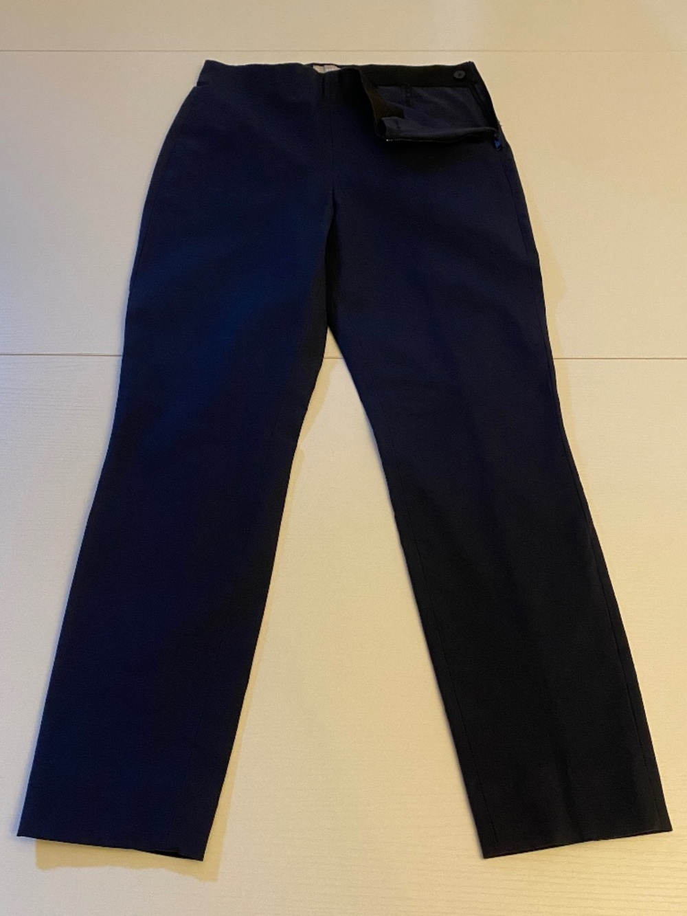 EVERLANE The Bi-Stretch Side Zip Work Pants Size 6